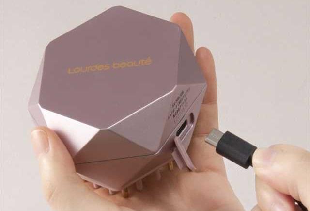 アテックスルルド EMSリフトブラシ AX-NBL506 美顔器 EMSケア 頭皮ケア