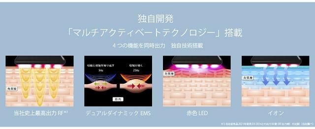 パナソニック 美顔器 バイタリフト RF 1台9役 エイジングケア 高出力RF