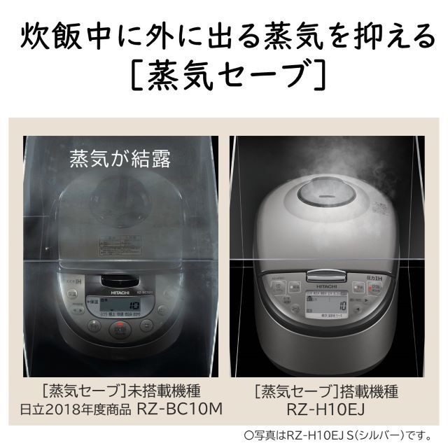 日立 圧力IHジャー炊飯器 炊飯器 炊飯ジャー RZ-H10EJ R 5.5合 圧力