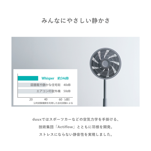 duux デュクス Whisper ウィスパー リビングファン DXCF26JP DXCF27JP
