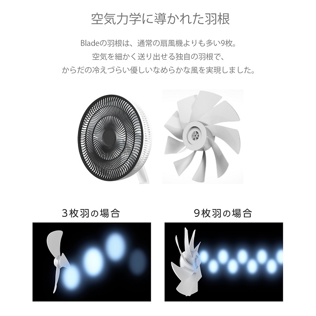 duux デュクス 扇風機 Blade ブレード リビングファン DXCF22JP