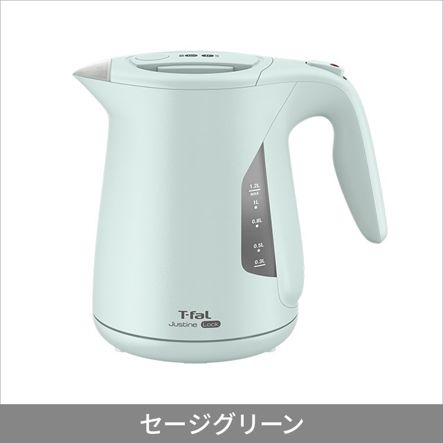 ティファール 電気ケトル ジャスティン ロック 1.2L 大容量 転倒