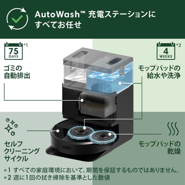 ルンバPlus 405 コンボロボット + AutoWash 充電ステーション Roomba Plus 405 Combo ロボット + AutoWash 充電ステーション | アイ