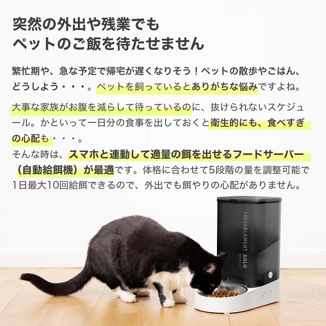 ペットキット PETKIT Fresh Element SOLO Smart Pet 自動給餌機 P570
