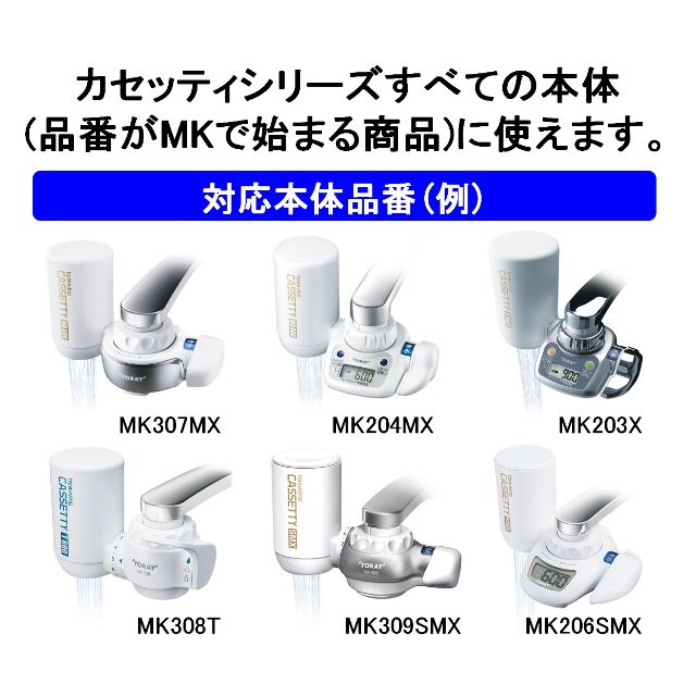 2箱セット】 東レ トレビーノ 浄水器 蛇口直結型 カセッティシリーズ