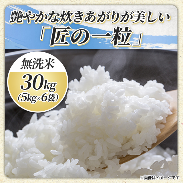 お米 国産 匠の一粒 無洗米 ブレンド米 30kg （5kg×6袋）/ 米