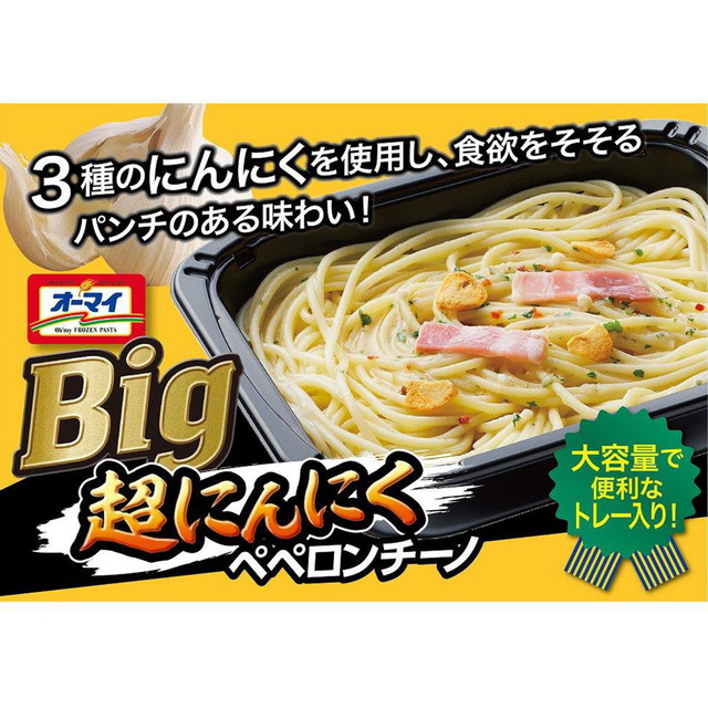 冷凍食品 ニップン オーマイ Big 超にんにくペペロンチーノ 340g×6個