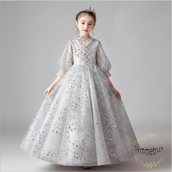 Expectation 新品 子供ドレス ピアノ 発表会 ドレス 女の子ドレス ロングドレス 演奏会 入学式 結婚式 七五三 子供服 ジュニア 100 110 1 130 輝く高品質な Www Iacymperu Org