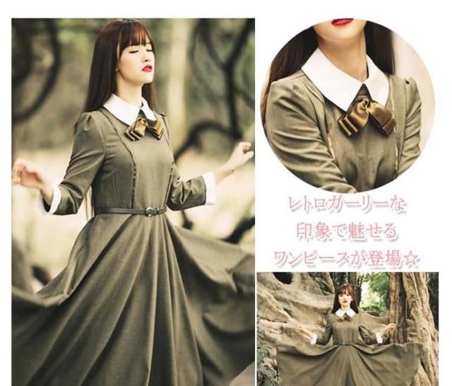 希少 大人気 長袖マキシワンピース ロング丈フレアワンピース フレアワンピース お嬢様ワンピ レディース リボン レトロ ハイウエスト Aライ ふるさと納税 Arnabmobility Com