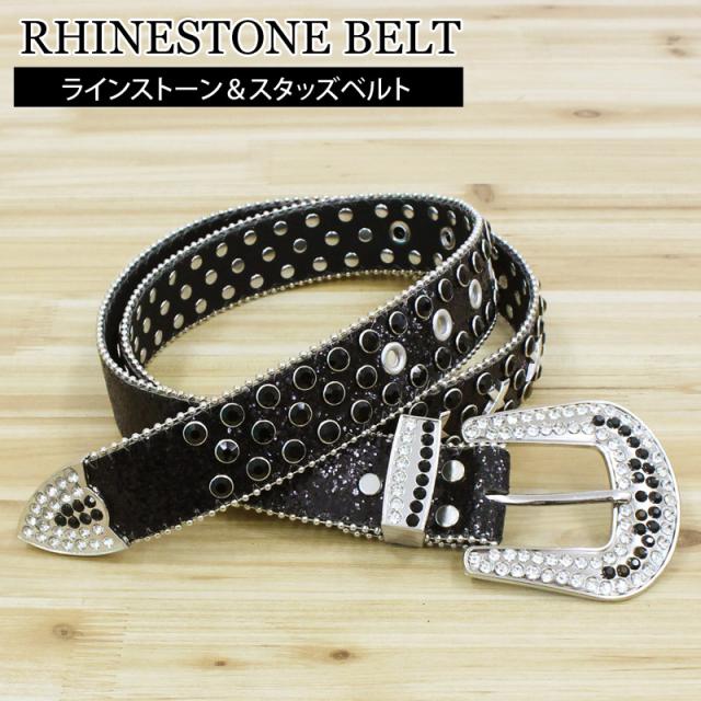 メンズ メンズファッション メンズカジュアル 通販 ベルト メンズ ラインストーン スタッズベルト 男女兼用 ZK-94