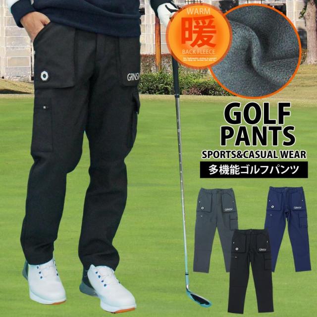 メンズ,メンズファッション,メンズカジュアル,通販,ゴルフパンツ,ゴルフウェア,GIORNO SEVEN,ジョルノセブン,多機能ポケット,裏暖かい,フリース,ストレッチ,ウエストゴム,ボトムス,ロゴ,秋冬,おしゃれ,ブランド,YMS-081