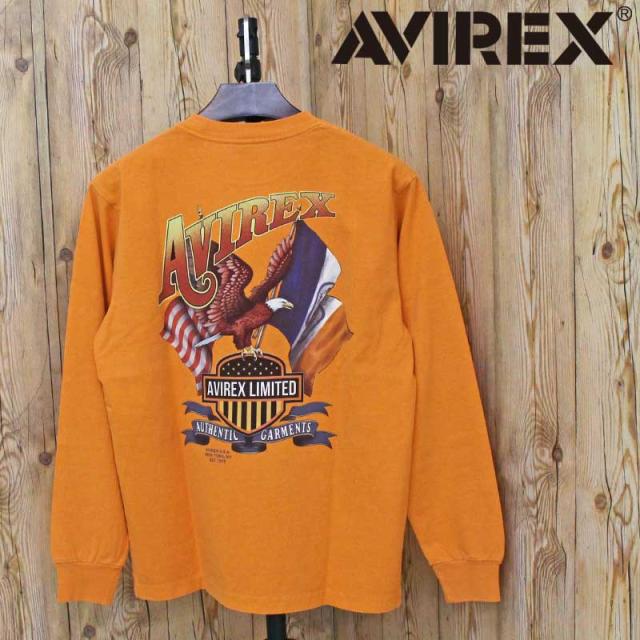 AVIREX アヴィレックス EAGLE L/S T-SHIRT イーグル 長袖Tシャツ 783-6130003 トップス アビレックス メンズ ブランド