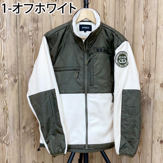 送料無料 AVIREX アビレックス アヴィレックス QUILT COMBI FLEECE