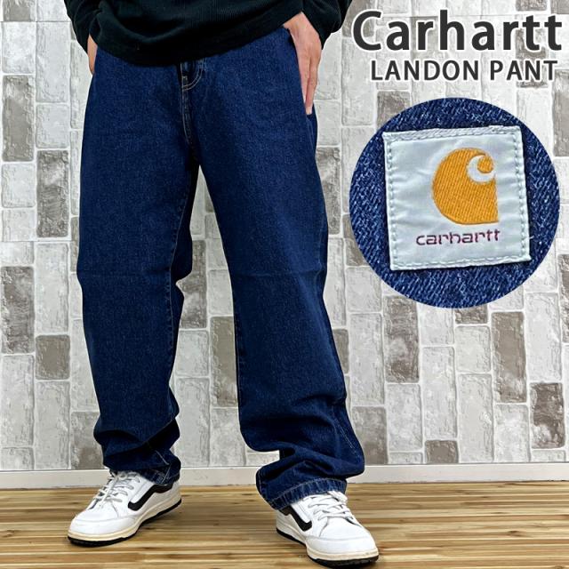 Carhartt カーハート WIP ルーズテーパード ランドン パンツ Landon Pant ダブリューアイピー デニムパンツ ウォッシュ WIP I030468 メンズ ブランド