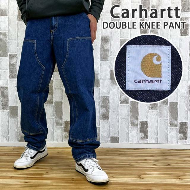 メンズ,メンズファッション,Carhartt カーハート WIP ワイドシルエット ダブルニーパンツ Double Knee Pant WIP I032699 デニムパンツ  メンズ ブランド