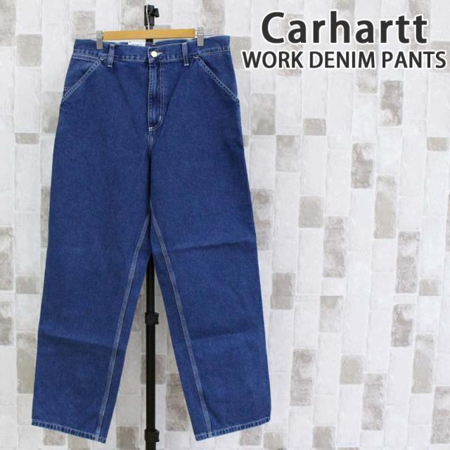 メンズ,メンズファッション,Carhartt カーハート WIP ワイドシルエット ダブルニーパンツ Double Knee Pant WIP I032699 デニムパンツ メンズ ブランド