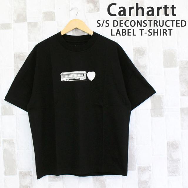 Carhartt カーハート WIP デコンストラクテッドラベルTシャツ S/S Deconstructed Label T-Shirt I036008 クルーネックTシャツ 半袖 トップス メンズ ブランド