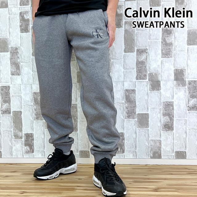 Calvin Klein カルバンクライン CK モノグラムロゴ スウェット フリースジョガーパンツ MONOLOGO FLEECE JOGGER