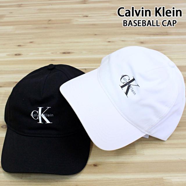 Calvin Klein カルバンクライン CK モノロゴプリント ベースボールキャップ MONOLOGO PRINTED BASEBALL CAP 帽子 キャップ コットン メンズ ブランド 男女兼用 4G5032G