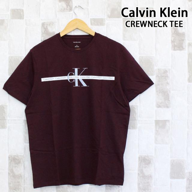 Calvin Klein カルバンクライン CKJ テープリピートレイヤードロゴクルーネックTシャツ SS TAPE REPEAT LAYERED LOGO CREW NECK TEE 40BC818 クルーネック トップス メンズ ブランド