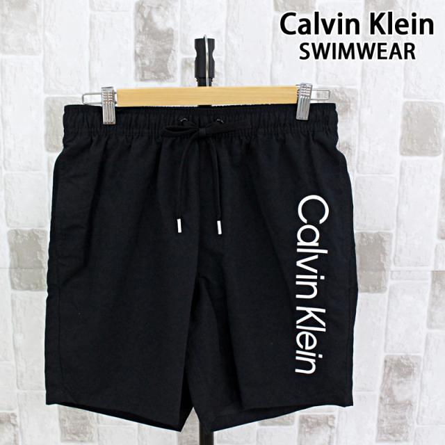 Calvin Klein カルバンクライン CK ワンポイントロゴサーフパンツ ボードショーツ ショートパンツ 海パン 水着 メンズ スイムウェア おしゃれ インナー付き