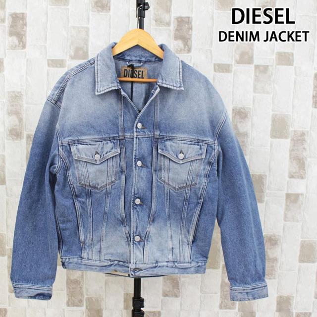 DIESEL ディーゼル メンズ ジャケット ヴィンテージ加工 デニムジャケット Gジャン D-BRISTY 男女兼用 ユニセックス メンズ ブランド
