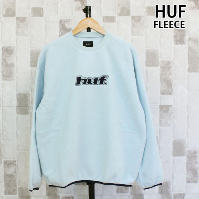 HUF ハフ Hドットポーラーフリースクルーネック スウェットシャツ トレーナー H DOT POLAR FLEECE CREWNECK FL00247 トップス 長袖 プルオーバー メンズ ストリート スケーター ブランド