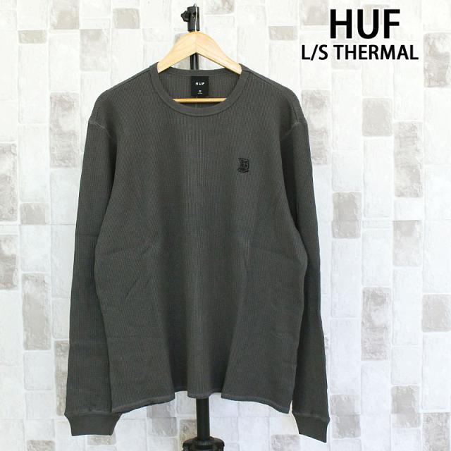 HUF ハフ メガブラスト オーバーダイ ロングスリーブ サーマル カットソー MEGABLAST OVERDYED L/S THERMAL KN00564 トップス 長袖 メンズ スケーター ブランド