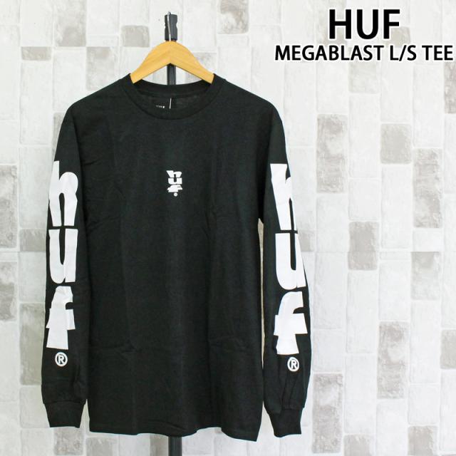 HUF ハフ メガブラスト ロングスリーブTシャツ MEGABLAST L/S TEE TS02508 トップス 長袖 メンズ スケーター ブランド