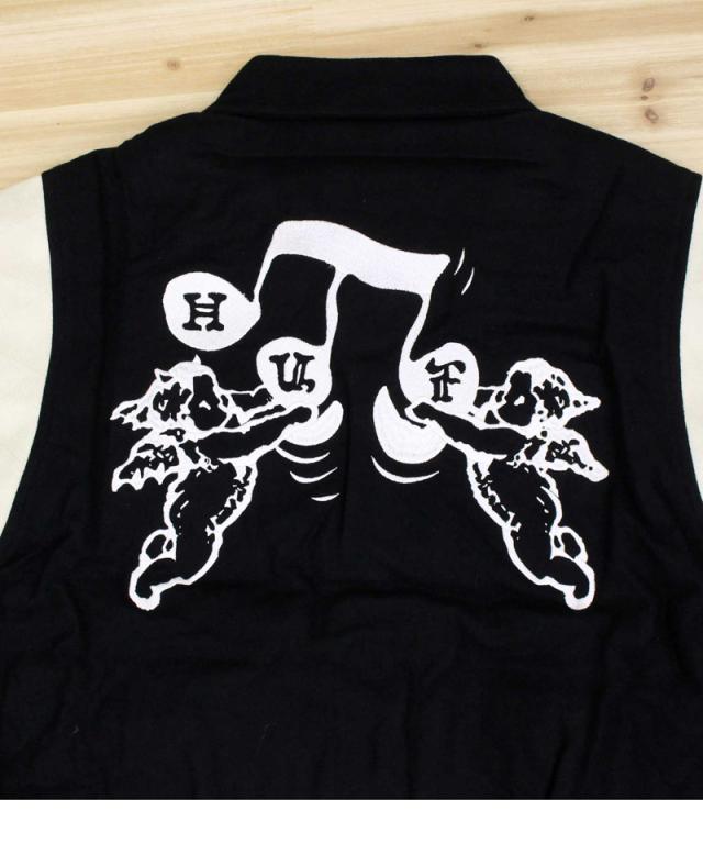 送料無料 HUF ハフ ソングバーシティジャケット SONG VARSITY JACKET スタジャン 刺繍 キルティング アウター ブルゾン メンズ ストリート スケート ブランド JK00439 送料無料 HUF ハフ ソングバーシティジャケット SONG VARSITY JACKET
