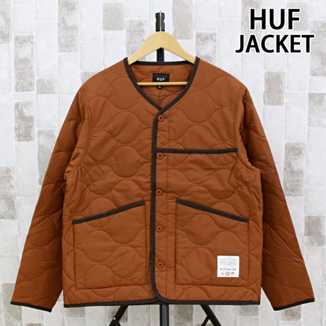 HUF ハフ ムーブメントライナージャケット MOVEMENT LINER JACKET キルティング ノーカラージャケット アウター ブルゾン メンズ ストリート スケーター 人気 ブランド JK00440