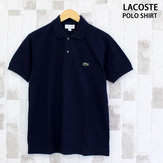 LACOSTE ラコステ ワンポイント 鹿の子 半袖ポロシャツ L.12.12 メンズ ブランド