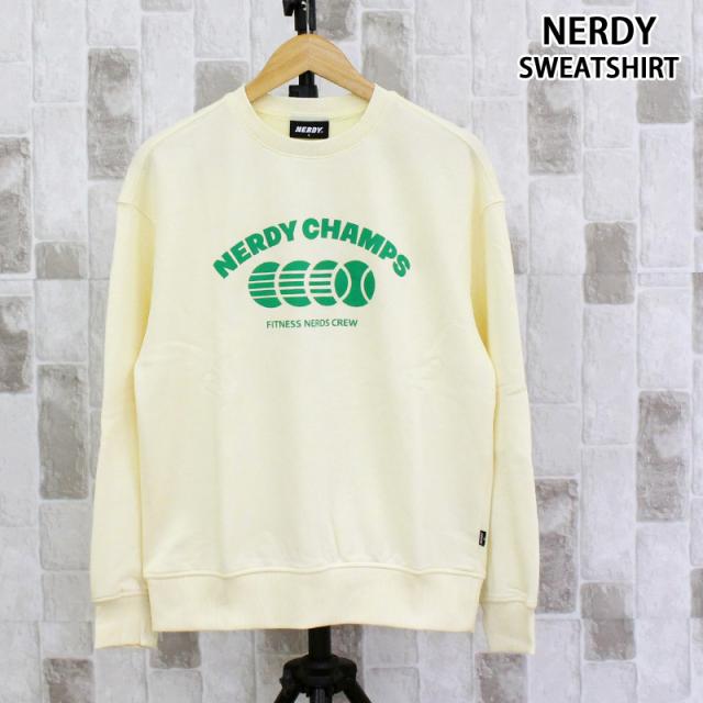  NERDY ノルディ チャンプスウェットシャツ CHAMPS SWEATSHIRT 韓国ブランド