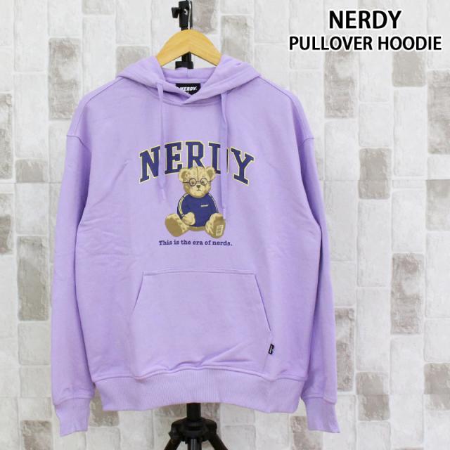  NERDY ノルディ クレバーネディプルオーバーフーディ CLEVER NEDDY PULLOVER HOODIE 韓国ブランド