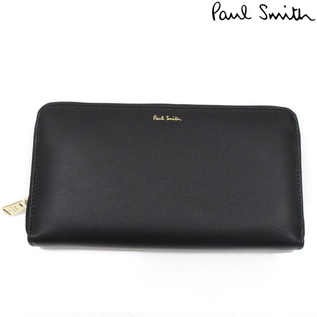 メンズ,メンズファッション,PAUL SMITH,ポールスミス,長財布,ラウンドファスナー,財布,レザー,本革ウォレット,無地,ワンポイント,ロゴ,インポート,ブランド,プレゼント,ギフト,並行輸入
