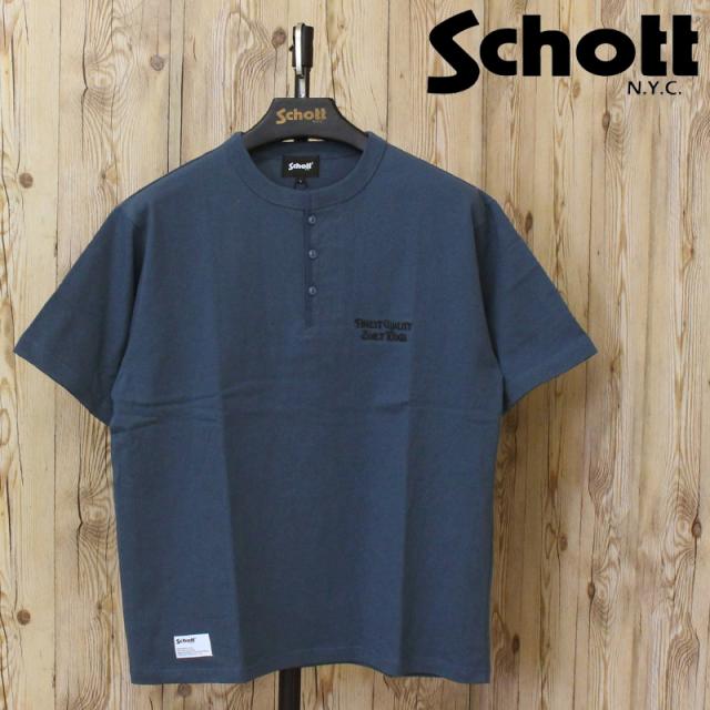 Schott ショット HEART LOGO Schott BROS. EMB. T-SHIRT ハートロゴ ショットブロス 刺繍Tシャツ 半袖 トップス 782-6134020 メンズ 人気 ブランド 春 夏