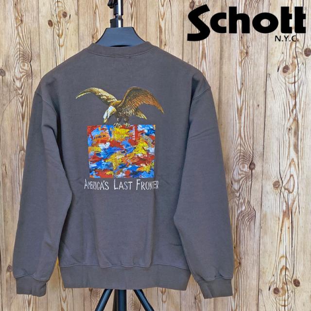 Schott ショット AIRPLAIN LS T-SHIRTエアプレーン ロンT ロングTシャツ トップス メンズ ブランド