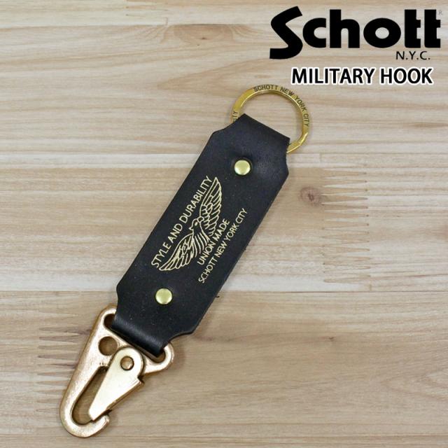 Schott ショット MILITARY HOOK ミリタリー フック キーホルダー 782-4970038 メンズ ブランド