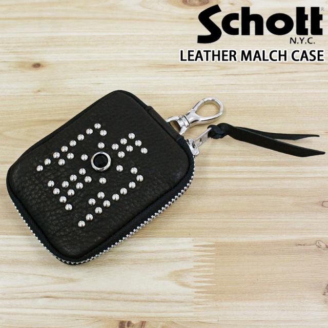 Schott ショットEAGLE STUDS LEATHER MALCH CASE イーグルスタッズ マルチケース レザーパース 782-4970050 メンズ ブランド