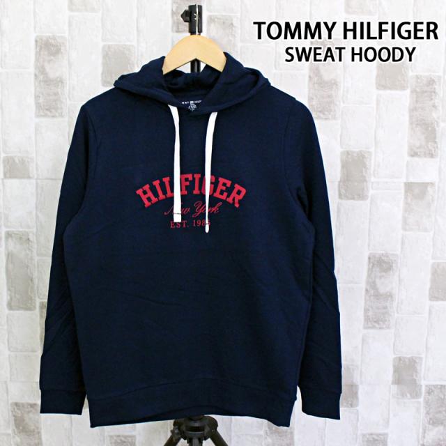 TOMMY HILFIGER トミー ヒルフィガー フロントロゴ ライトウエイト スウェットフーディ パーカー メンズ ユニセックス ブランド 09T4449