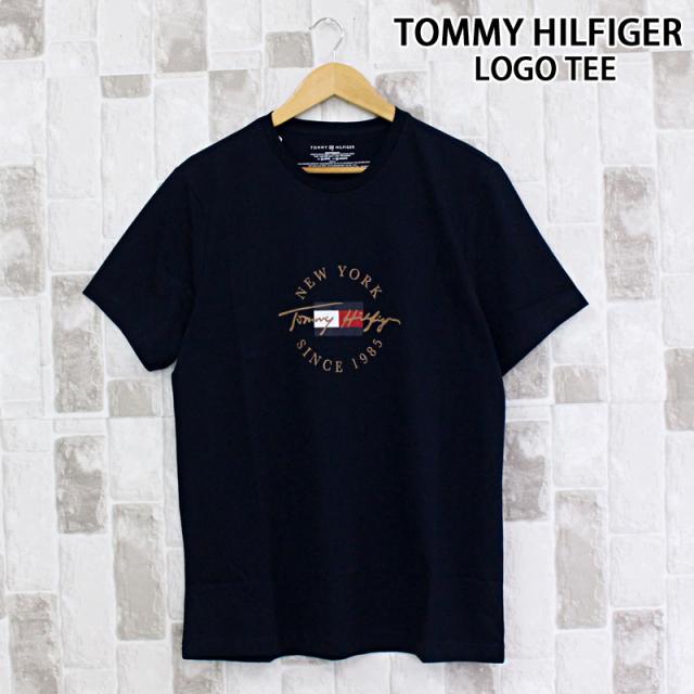 TOMMY HILFIGER トミー ヒルフィガー サークルロゴグラフィッククルーネック Tシャツ 半袖Ｔシャツ トップス 09T4510 メンズ ブランド