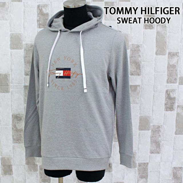TOMMY HILFIGER トミー ヒルフィガー サークルロゴ グラフィック スウェットパーカー フーディ 薄手 トップス メンズ ユニセックス ブランド 09T4502