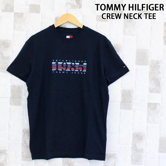 TOMMY HILFIGER トミー ヒルフィガー TMJ レギュラーフィットDNAグラフィック SS Tシャツ 半袖Ｔシャツ トップス DM0DM22307 メンズ ブランド