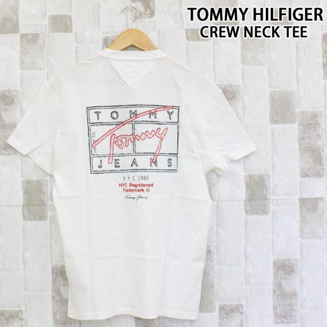 TOMMY HILFIGER トミー ヒルフィガー TMJ レギュラーサインスプレー SS バックプリントTシャツ 半袖Ｔシャツ トップス DM0DM22319 メンズ ブランド