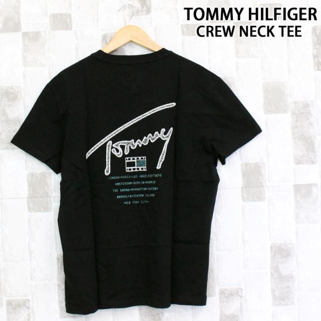 TOMMY HILFIGER トミー ヒルフィガー TMJ レギュラーフィットサインバックプリント SS Tシャツ DM0DM22320 メンズ ブランド