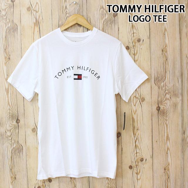 TOMMY HILFIGER トミー ヒルフィガー スタンダードロゴ グラフィックTシャツ 半袖Tシャツ クルーネック トップス 09T4551 メンズ ブランド