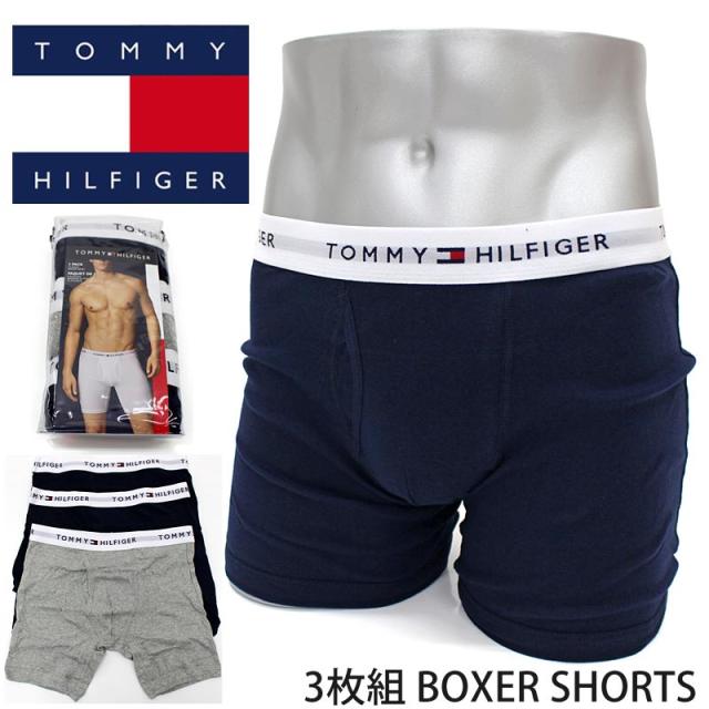 メンズ,メンズファッション,TOMMY HILFIGER,トミー ヒルフィガー,3PACK,コットンストレッチ,クラシック,ボクサーパンツ