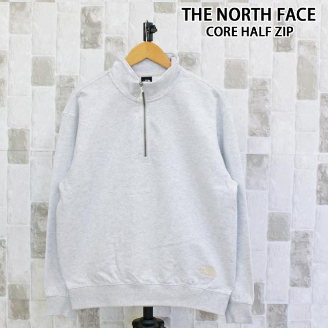 THE NORTH FACE ザ ノースフェイス コア ハーフジップ ワンポイント スウェット トレーナー CORE HALF ZIP The North Face Korea Line NM5MR01 韓国限定ライン メンズ ブランド