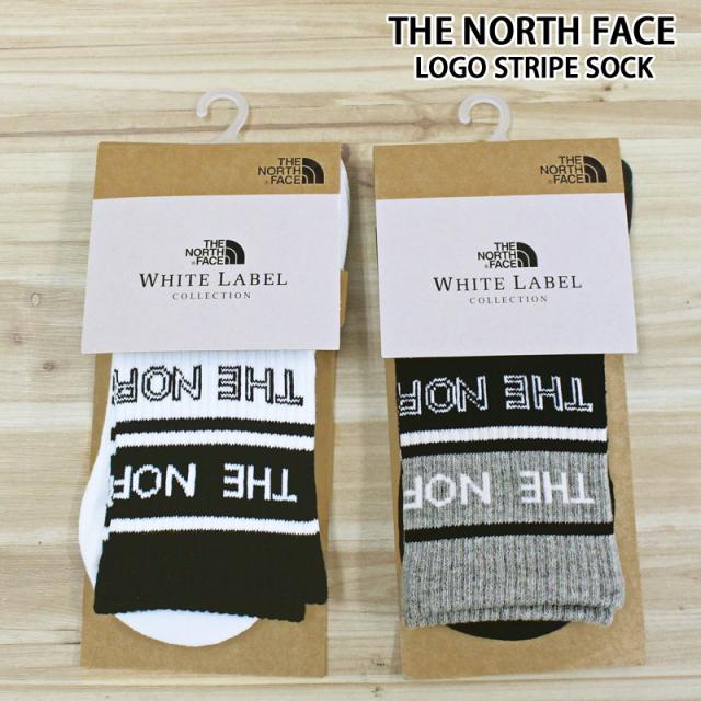 THE NORTH FACE ザ ノースフェイス ロゴストライプソックス 靴下 LOGO STRIPE SOCKS White Label Korea Line NY4MR01 韓国限定ライン メンズ ブランド