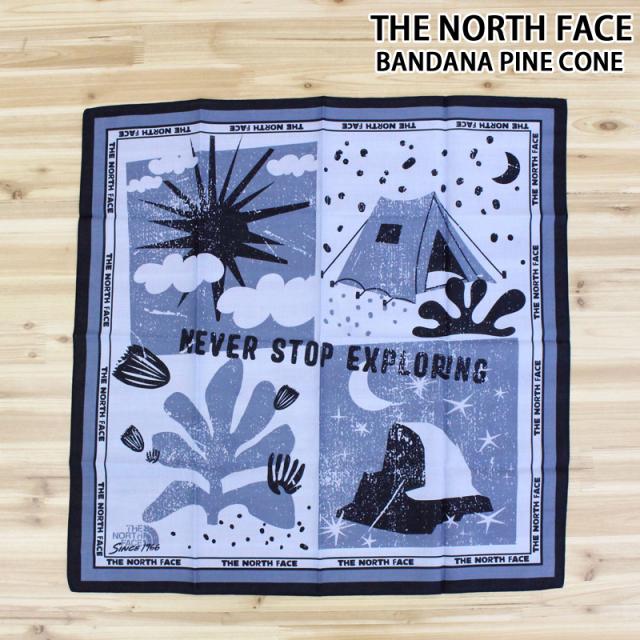THE NORTH FACE ザ ノースフェイス TNF バンダナ パインコーン コットン スカーフ ハンカチ BANDANA_PINE CONE ザ・ノースフェイス 韓国限定ライン NA5BR01A NA5BR01B メンズ ブランド